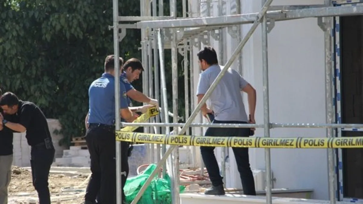 Çalıştığı inşaatta ölü bulundu