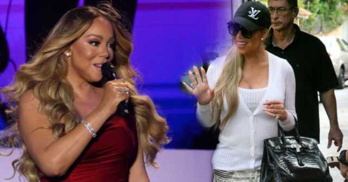 Mariah Carey kolunda 89 bin dolarlık (3 milyon TL) çantayla yemeğe çıktı