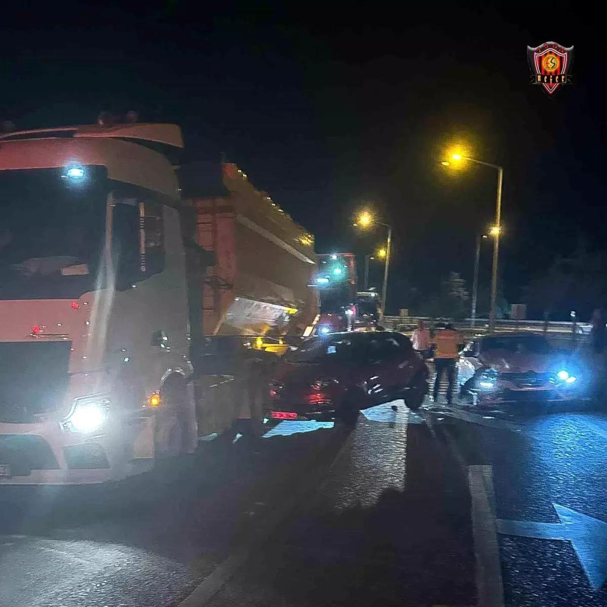 Eskişehirspor’un Taraftarlarını Taşıyan Araç Kazaya Karıştı