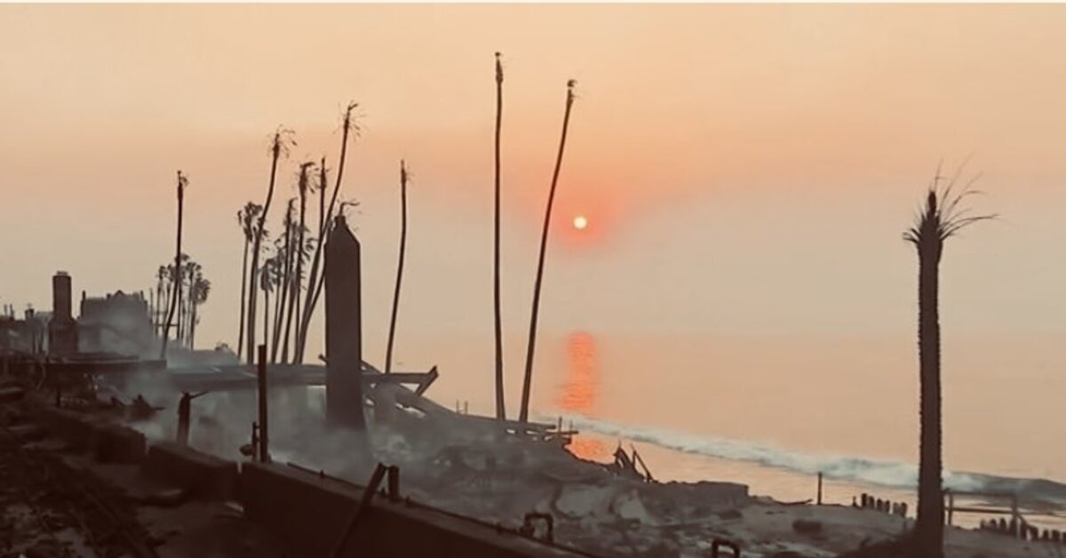 Los Angeles’ın lüks semti Malibu’nun son hâli görüntülendi