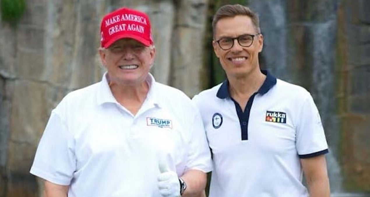 Finlandiya Cumhurbaşkanı’ndan çat kapı ABD’yi ziyareti etti, golf oynadı